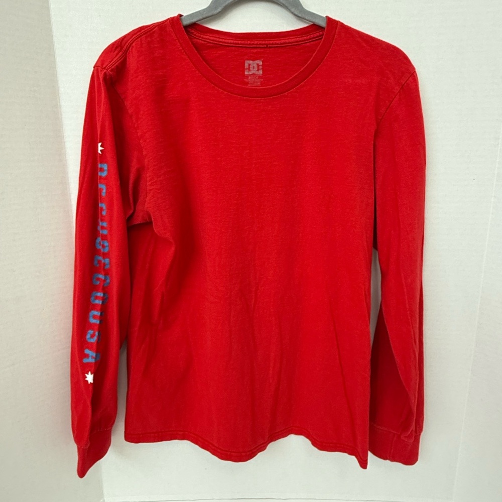 DC Red Long Sleeve Shirt